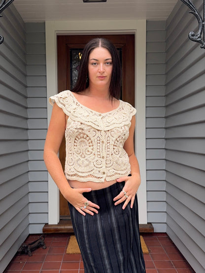 Crochet Blouse | Size M