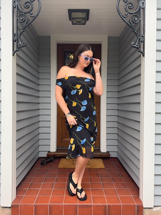 Tulip Midi Dress | Size 12-14