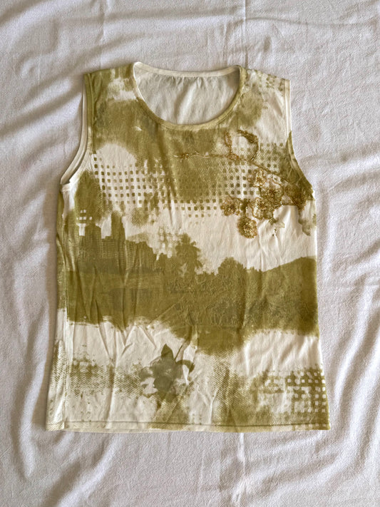 Green Sparkly Top | Size 10
