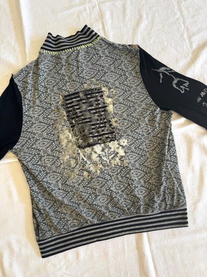 Funky Cotton Zip-Up | Size 8-12