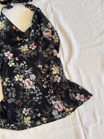 Floral Halter-Neck Top | Size 8