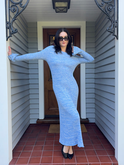 Friends with Frank Blue Maxi Dress | Size L