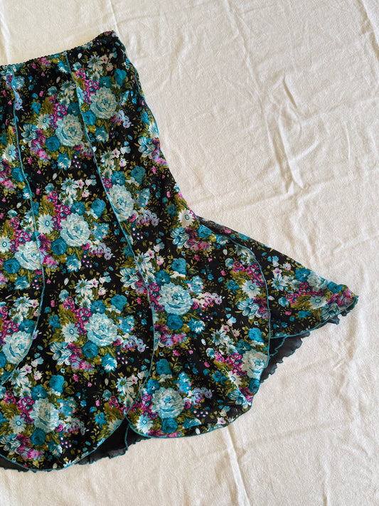 Floral Midi Skirt | Size 10