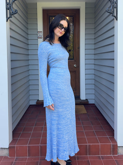 Friends with Frank Blue Maxi Dress | Size L