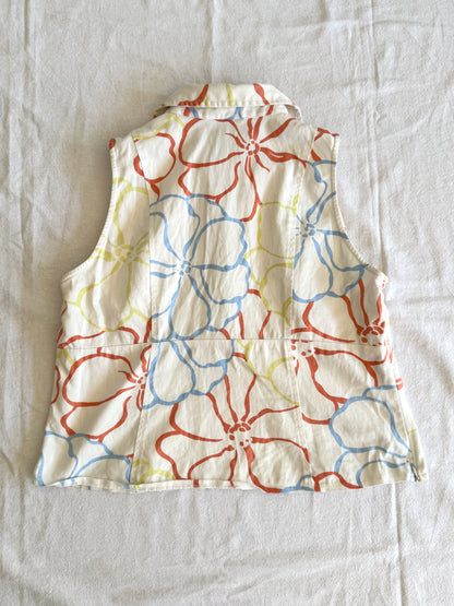 Flower Button-Up Blouse | Size 16