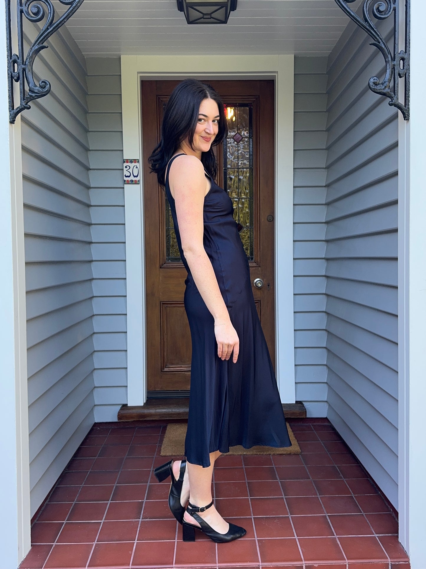 BNWT Navy Midi Dress | Size 10