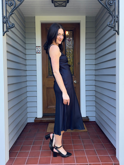 BNWT Navy Midi Dress | Size 10