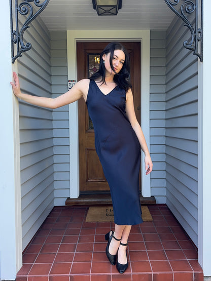 BNWT Navy Midi Dress | Size 10