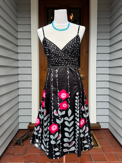 STAXS Floral Midi Dress | Size 8