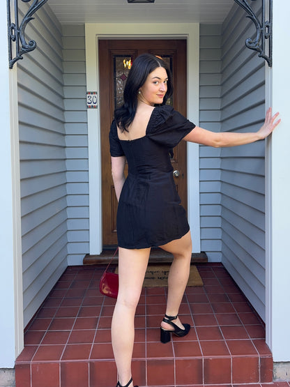 Hansen & Gretel Black Mini Dress | Size S