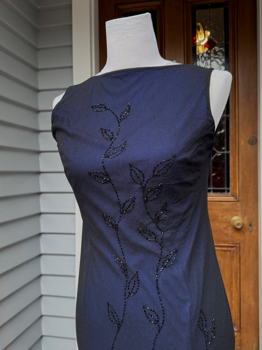 Beautiful Beaded Maxi Dress | Size 8-10