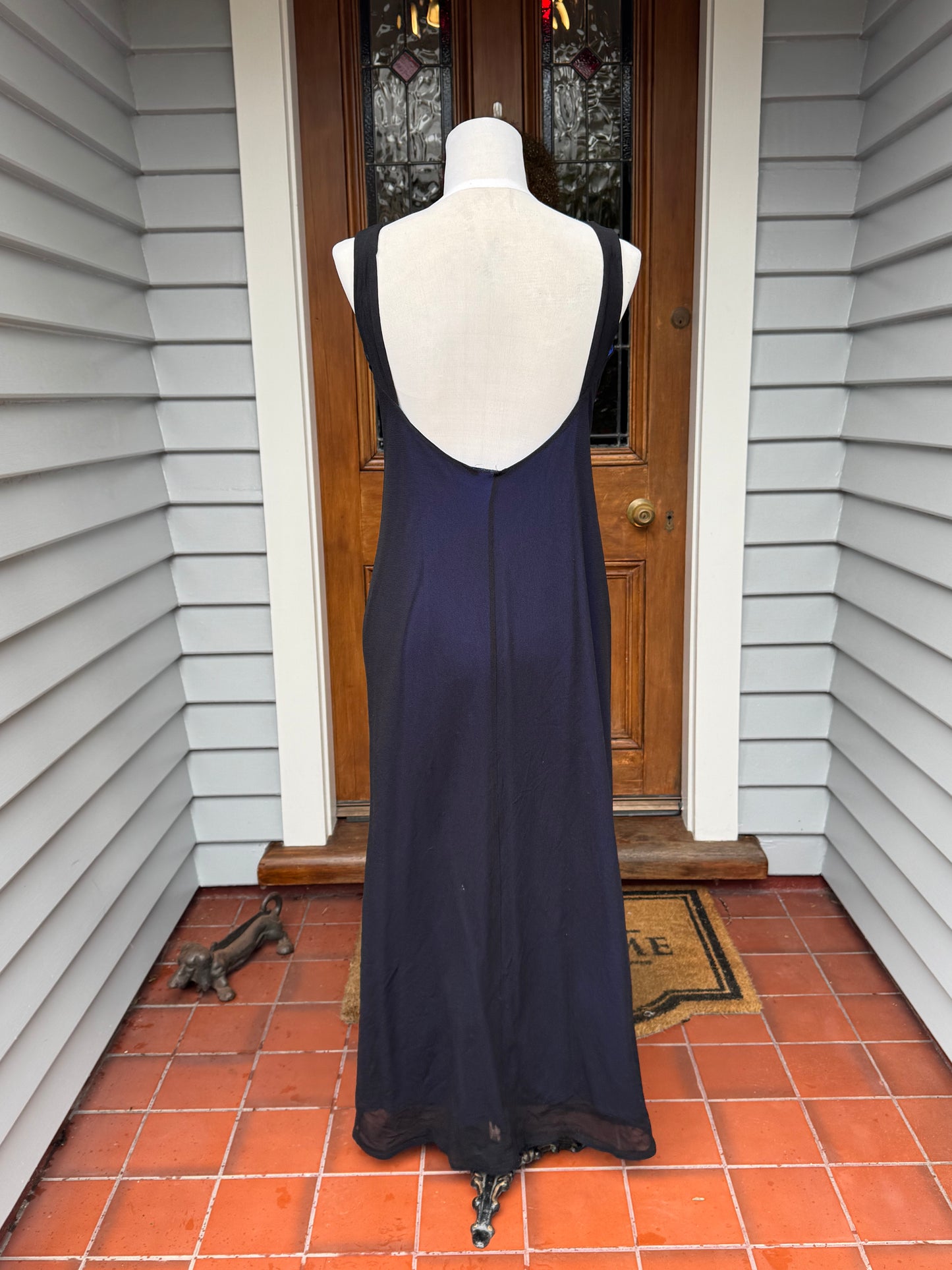 Beautiful Beaded Maxi Dress | Size 8-10