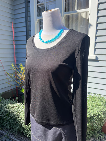 STAXS Black Longsleeve | Size 10-12