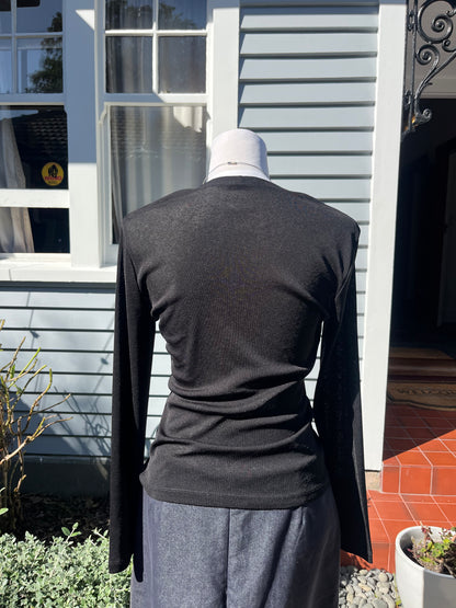 STAXS Black Longsleeve | Size 10-12