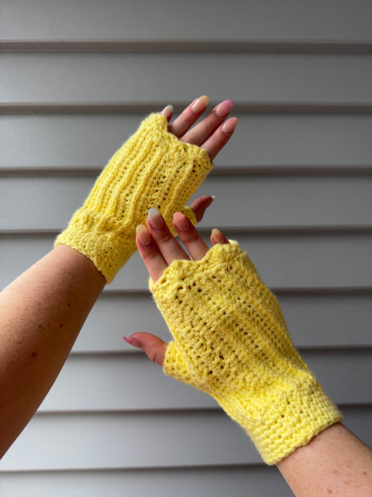 Gorgeous Handmade Crochet Fingerless Gloves