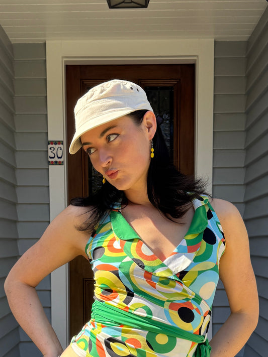 Y2K Creme Hat | 55cm