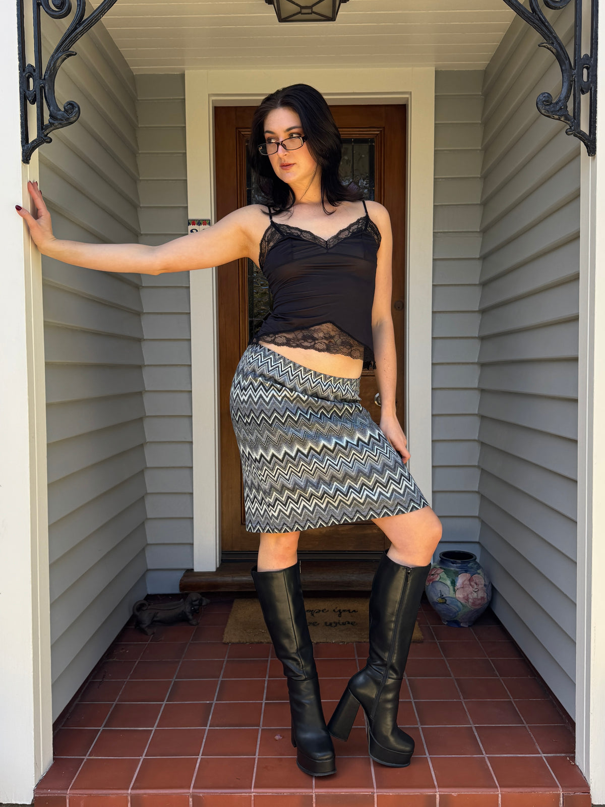 Funky Midi Skirt | Size 10-12