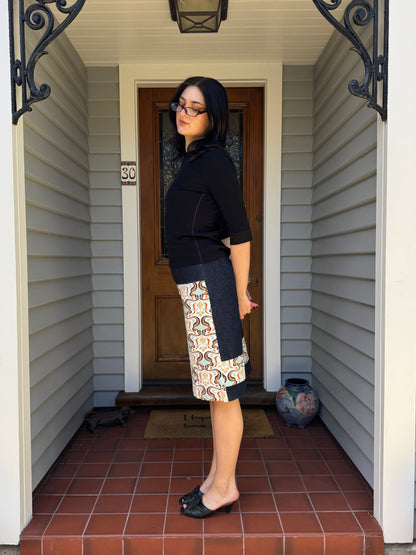 90s 3/4 Sleeve Top | Size 10