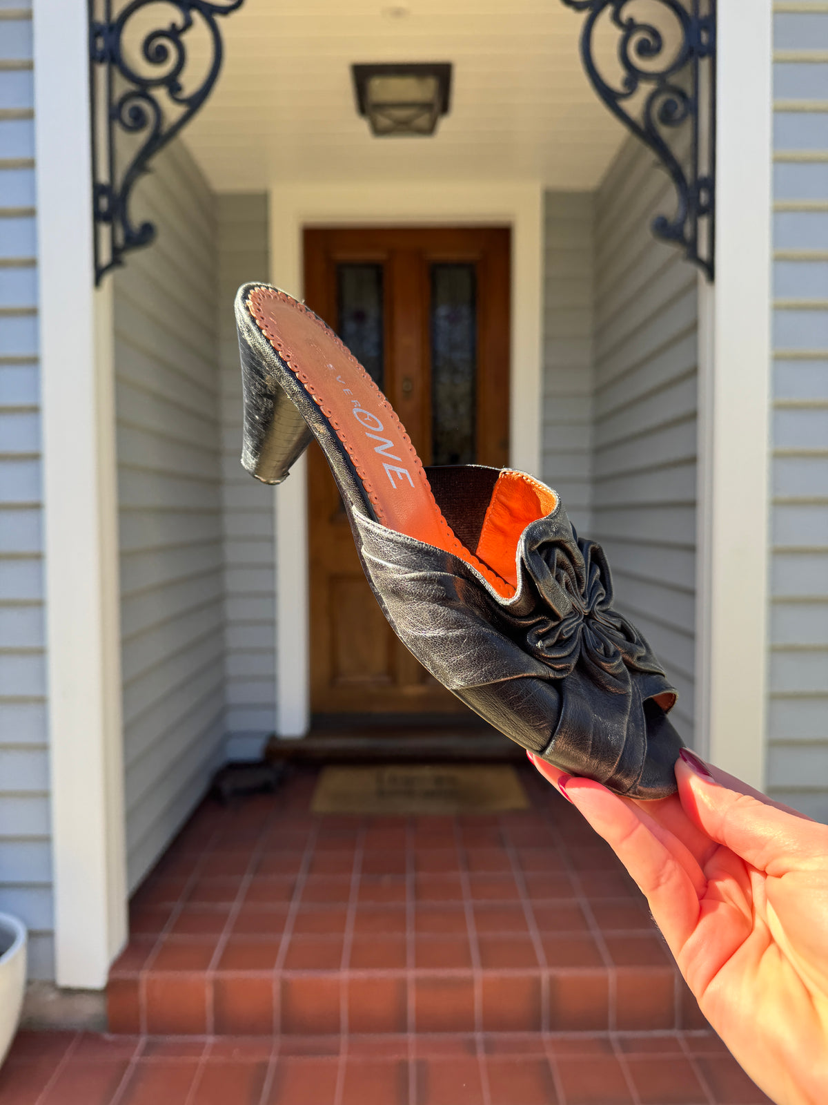 Floral Kitten Heels | Size 37