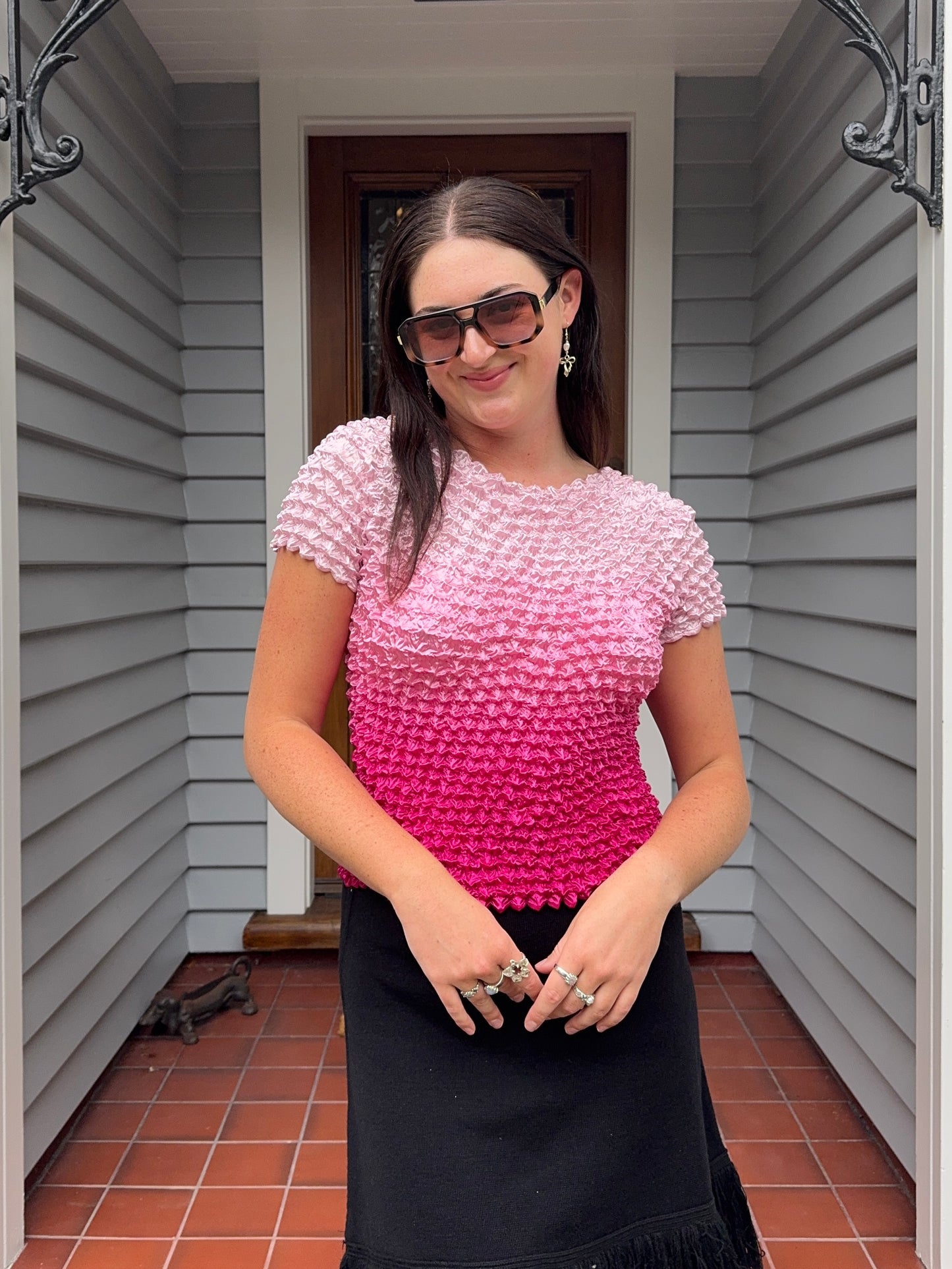 Pink Popcorn Top | OSFM