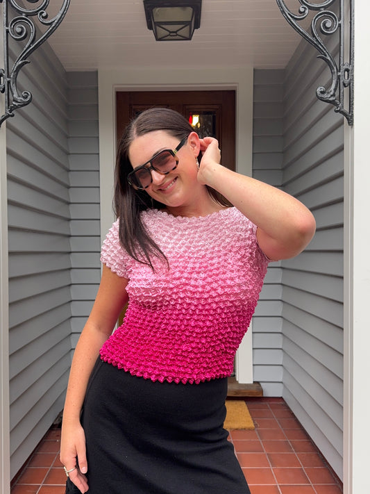 Pink Popcorn Top | OSFM