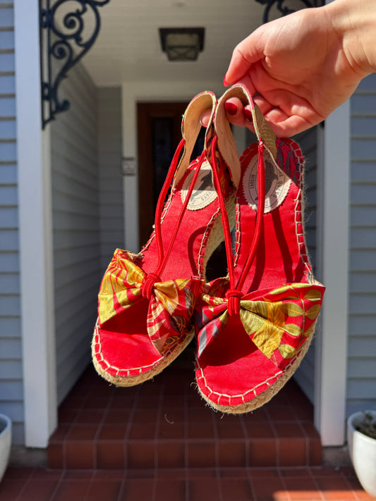 Patterned Wedges | Size 36