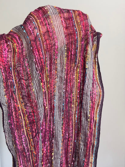 Sparkly colourful scarf!