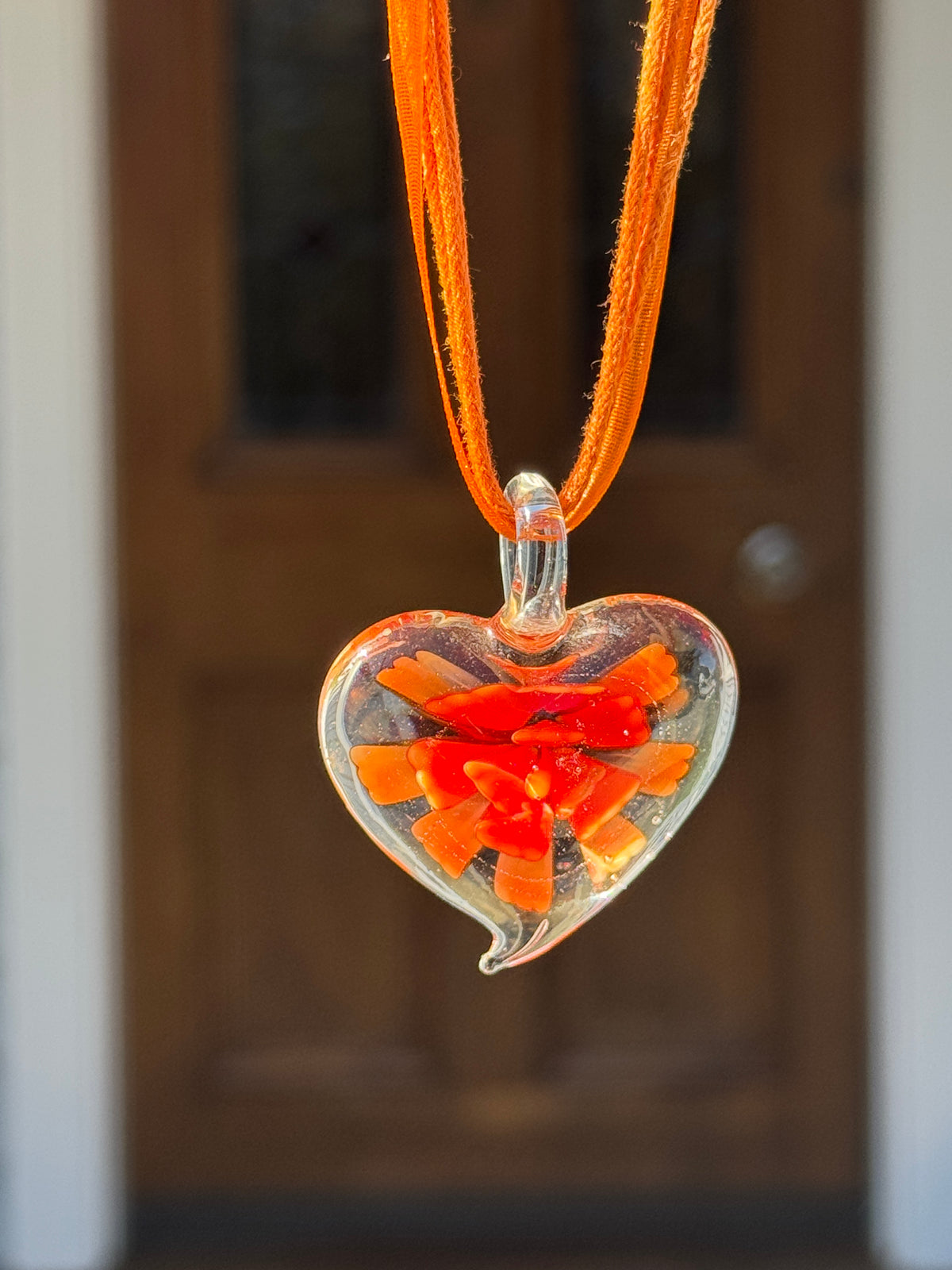Vintage Orange Necklace