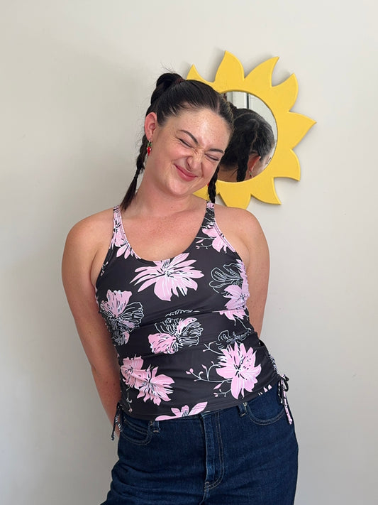 Tankini Floral Top | Size 10-12