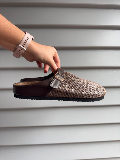 Brown Slide-On Birks | Size 41