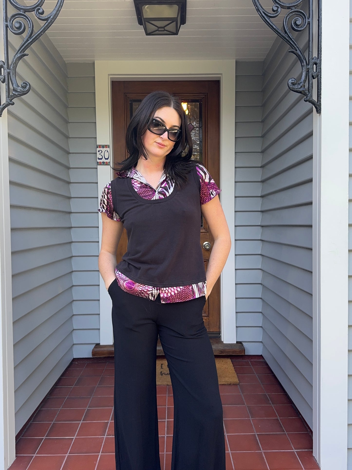 90s Layered Top | Size 14