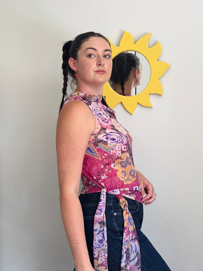 Colourful Floral Blouse | Size 8-10