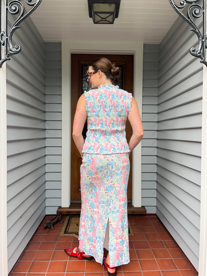 Steele. Patterned Maxi Skirt | Size Large