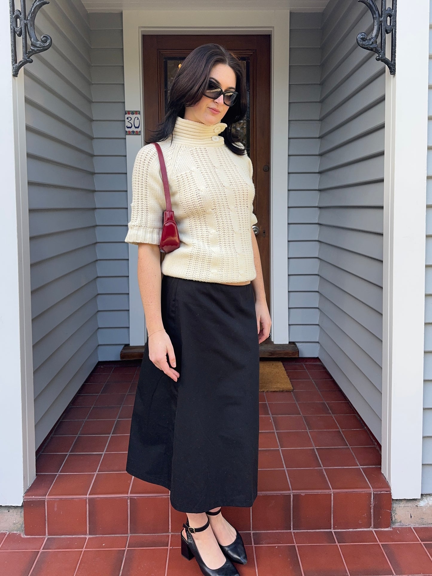 Knitted High Neck Jumper | Size S
