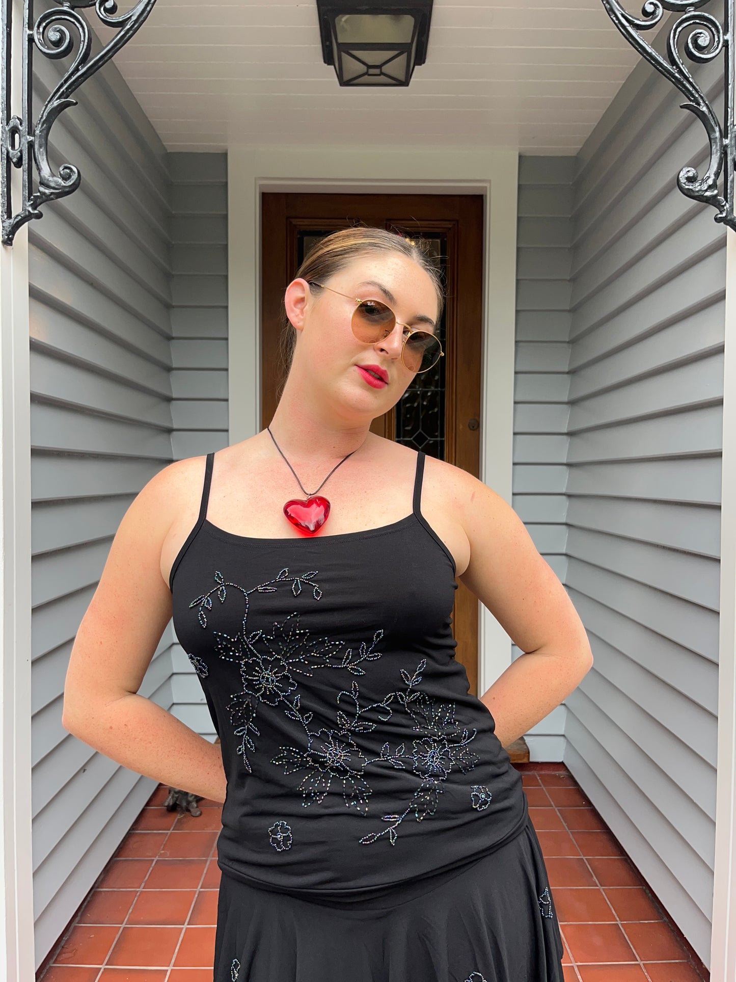 Jeanswest Beaded Mini Dress/Top | Size M
