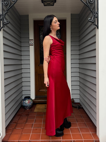 Vintage STAXS Red Gown | Size 10