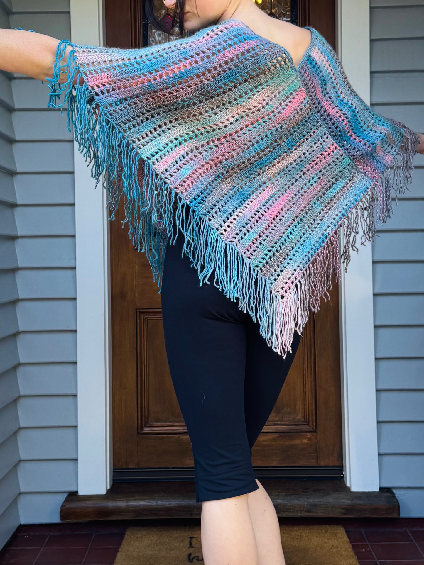 Colourful Poncho!