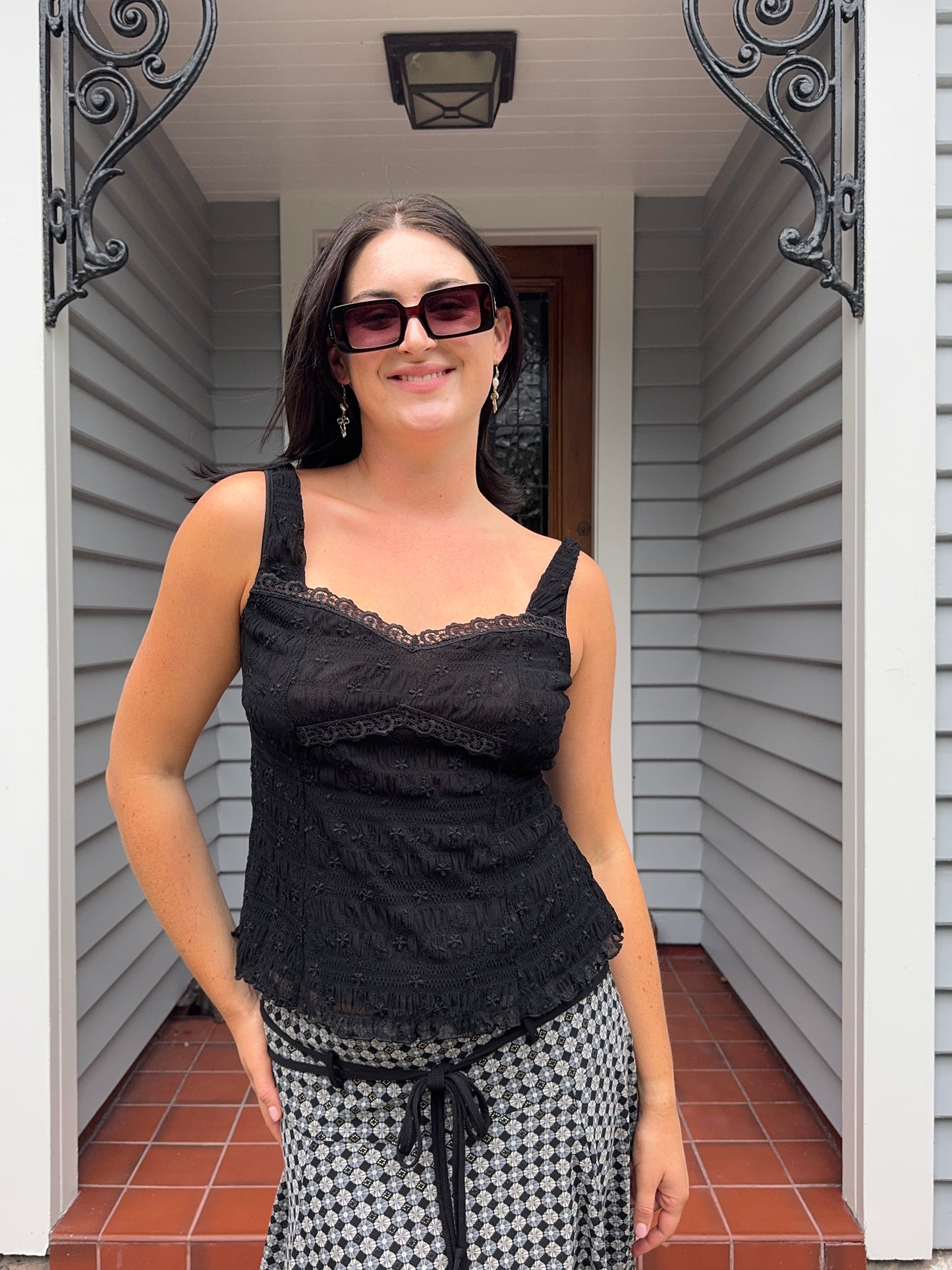 Black Lace Cami | Size 12