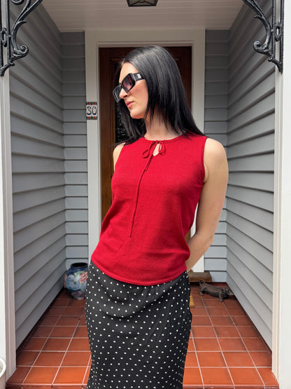 Vintage Red Top | Size S