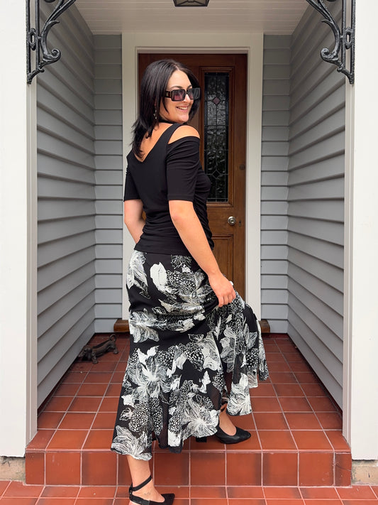 Floral Maxi Skirt | Size 14