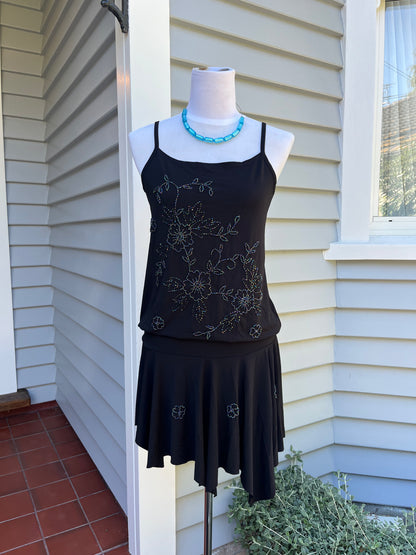 Jeanswest Beaded Mini Dress/Top | Size M