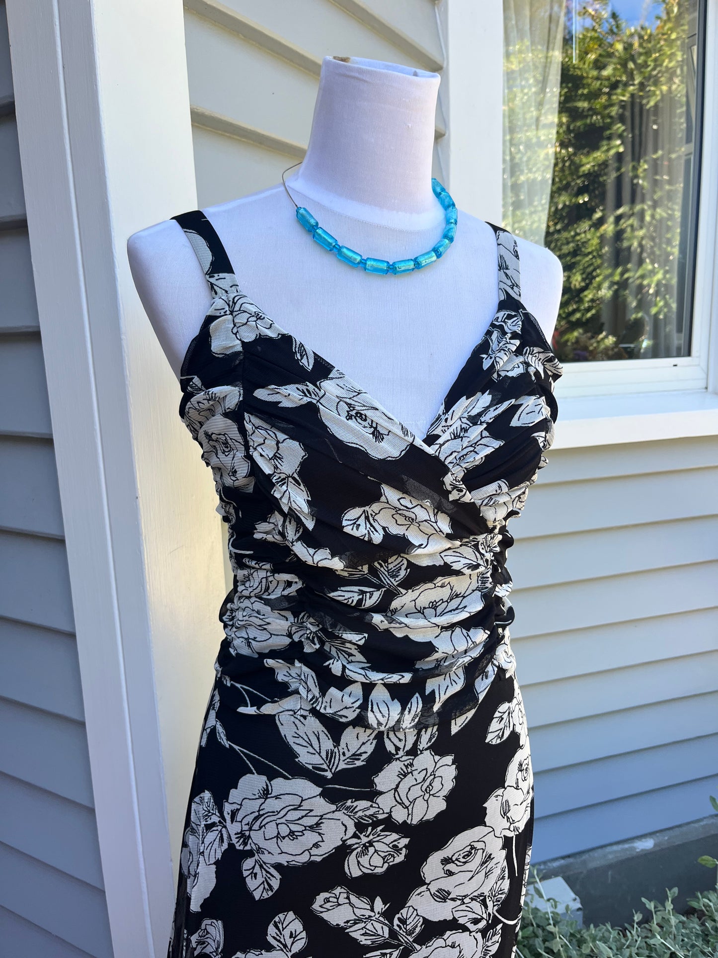 Floral Midi Dress | Size Small