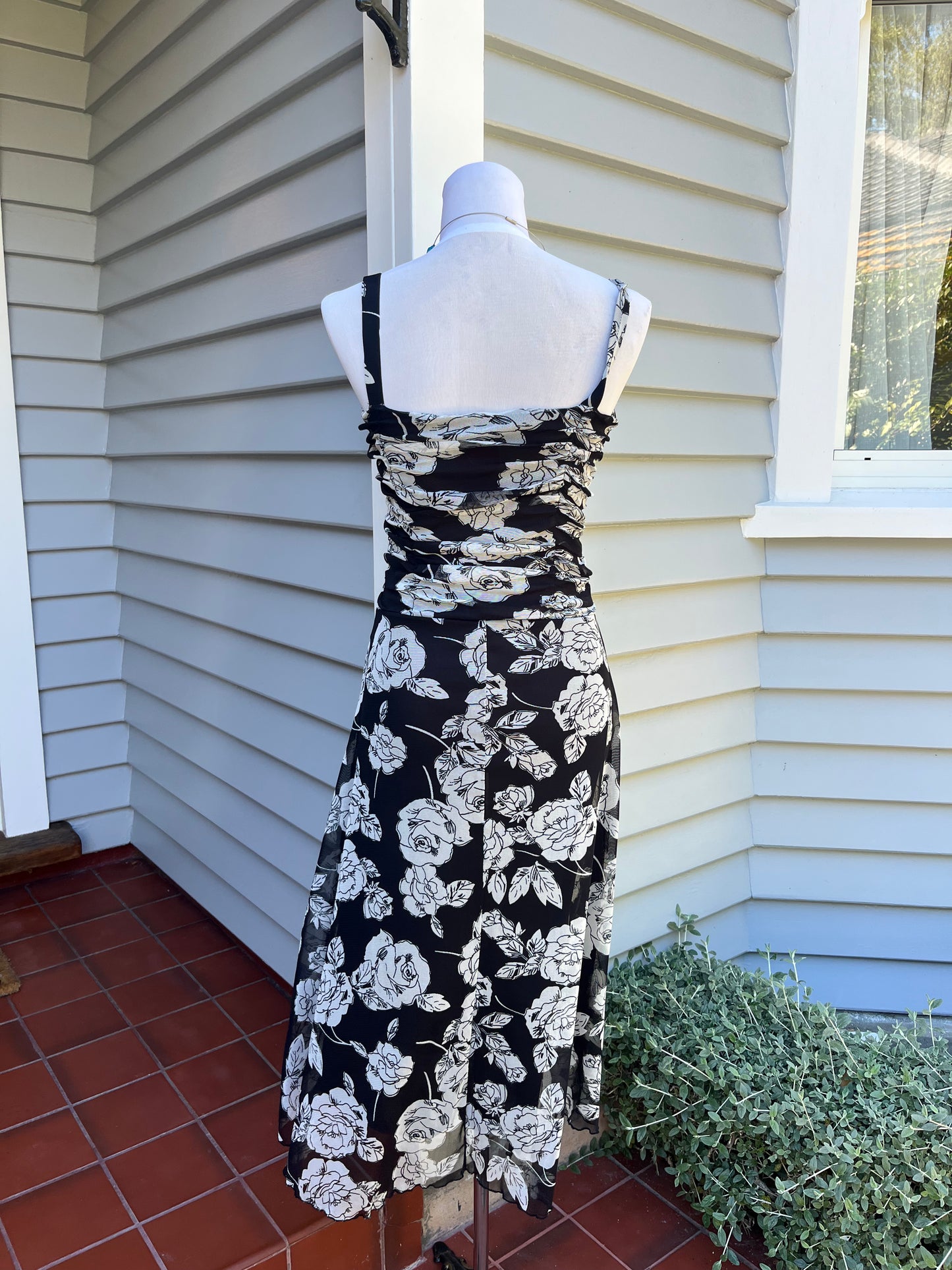Floral Midi Dress | Size Small