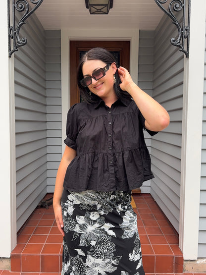 Black Blouse | Size L