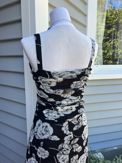 Floral Midi Dress | Size Small