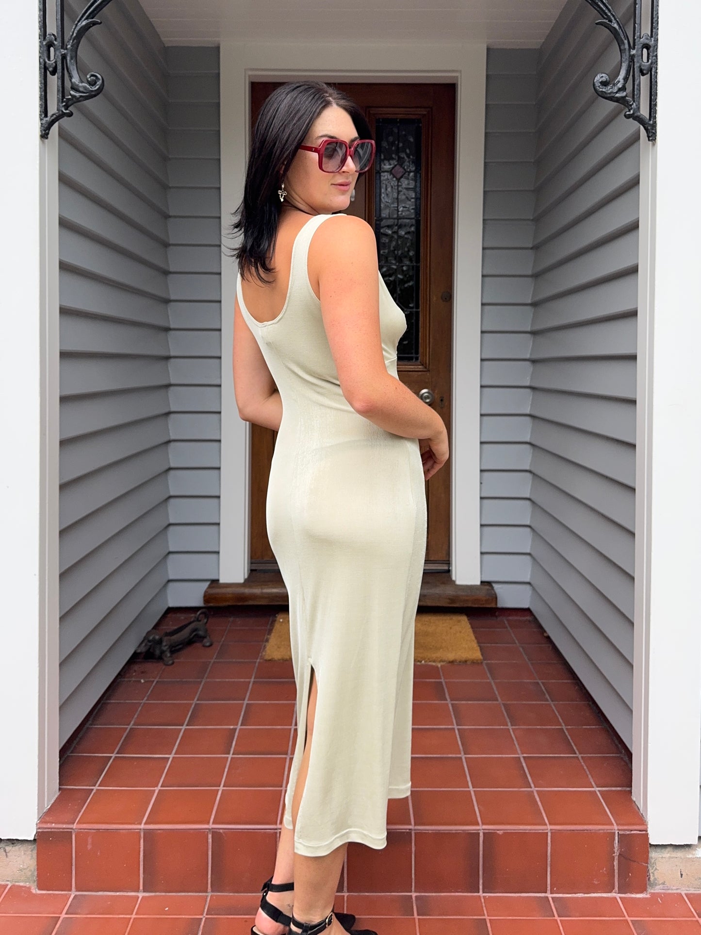 Vintage Creme Gown | Size 12