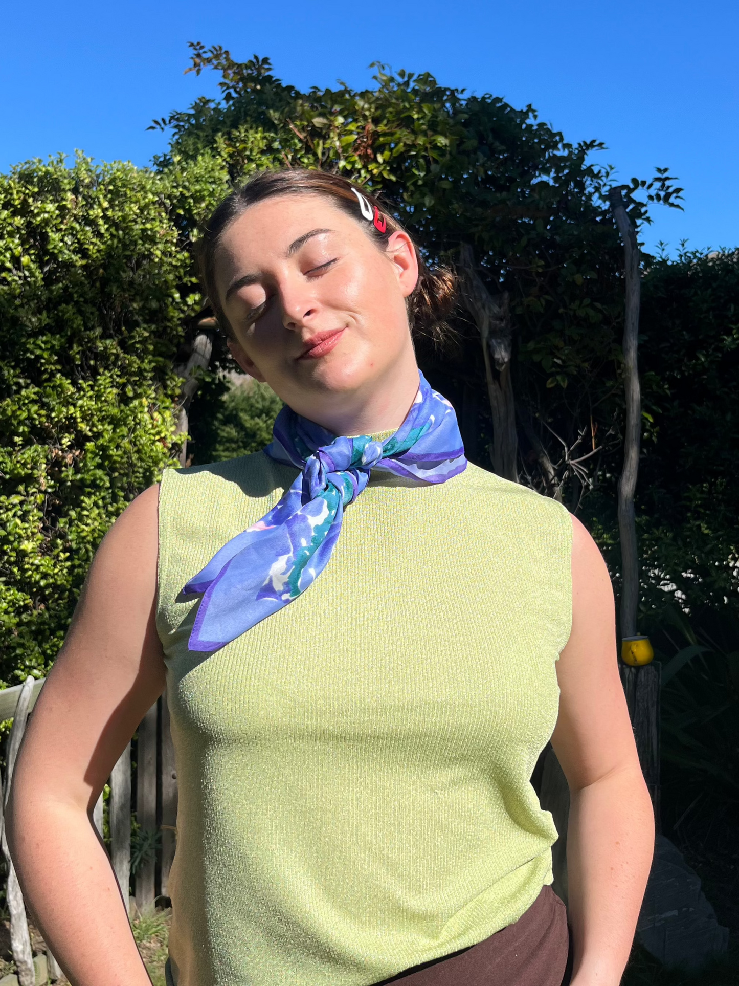 Floral Print Scarf