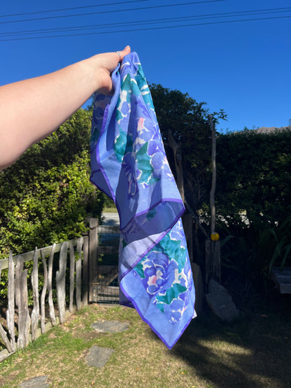 Floral Print Scarf