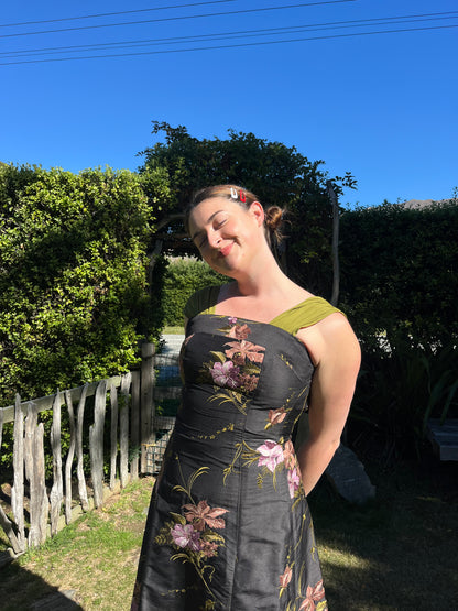 Embroidered Midi Dress