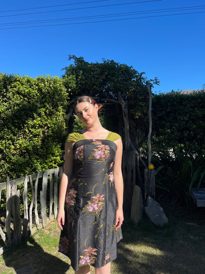 Embroidered Midi Dress